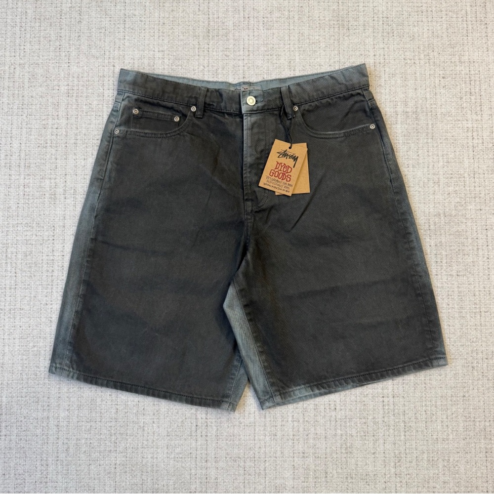 Stussy Men's Dark Gray Jean Shorts